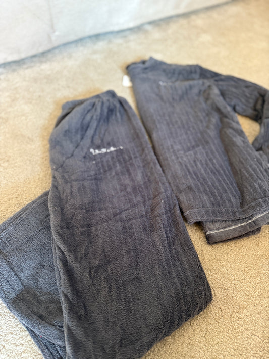Pijama de polar Gris oscuro