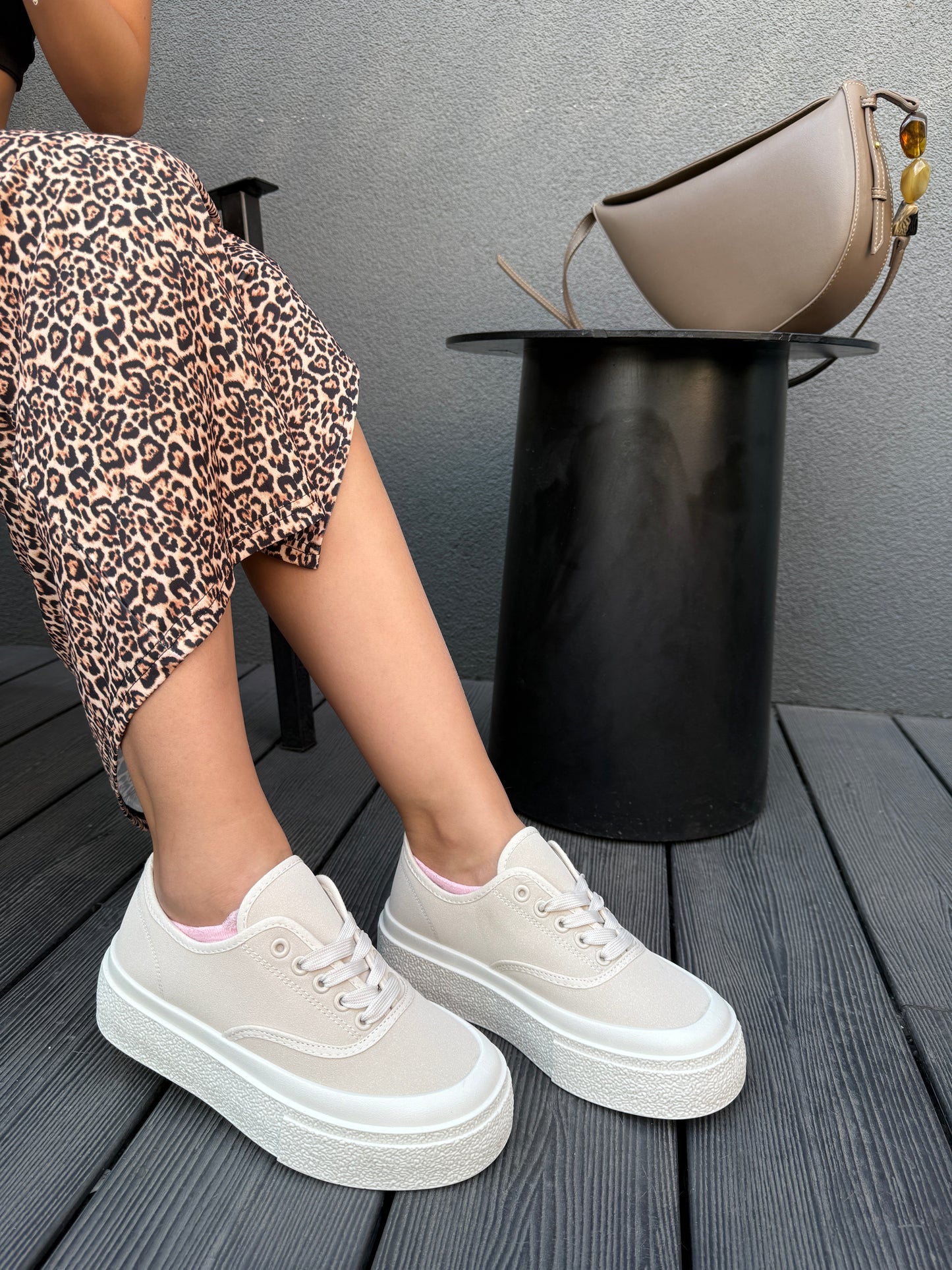 Zapatillas de mujer - Beige