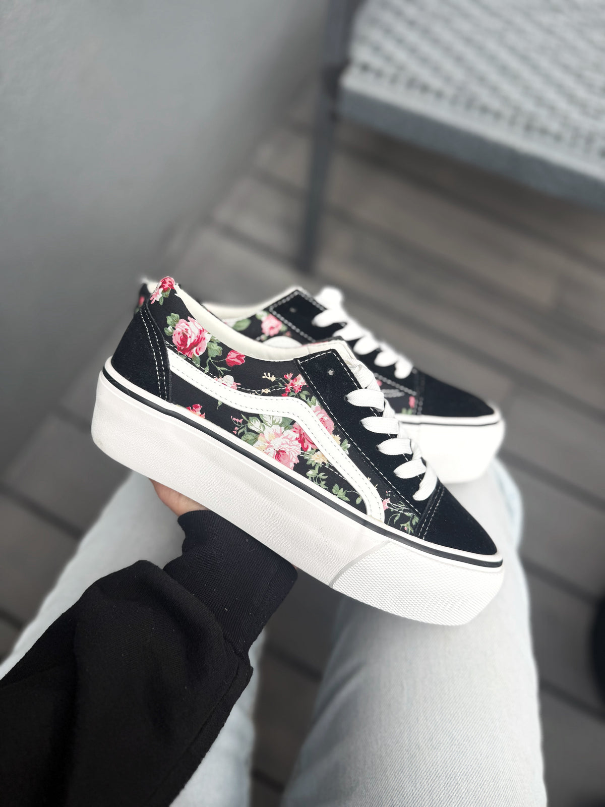 Zapatilla estilo Vans D09 - Negra