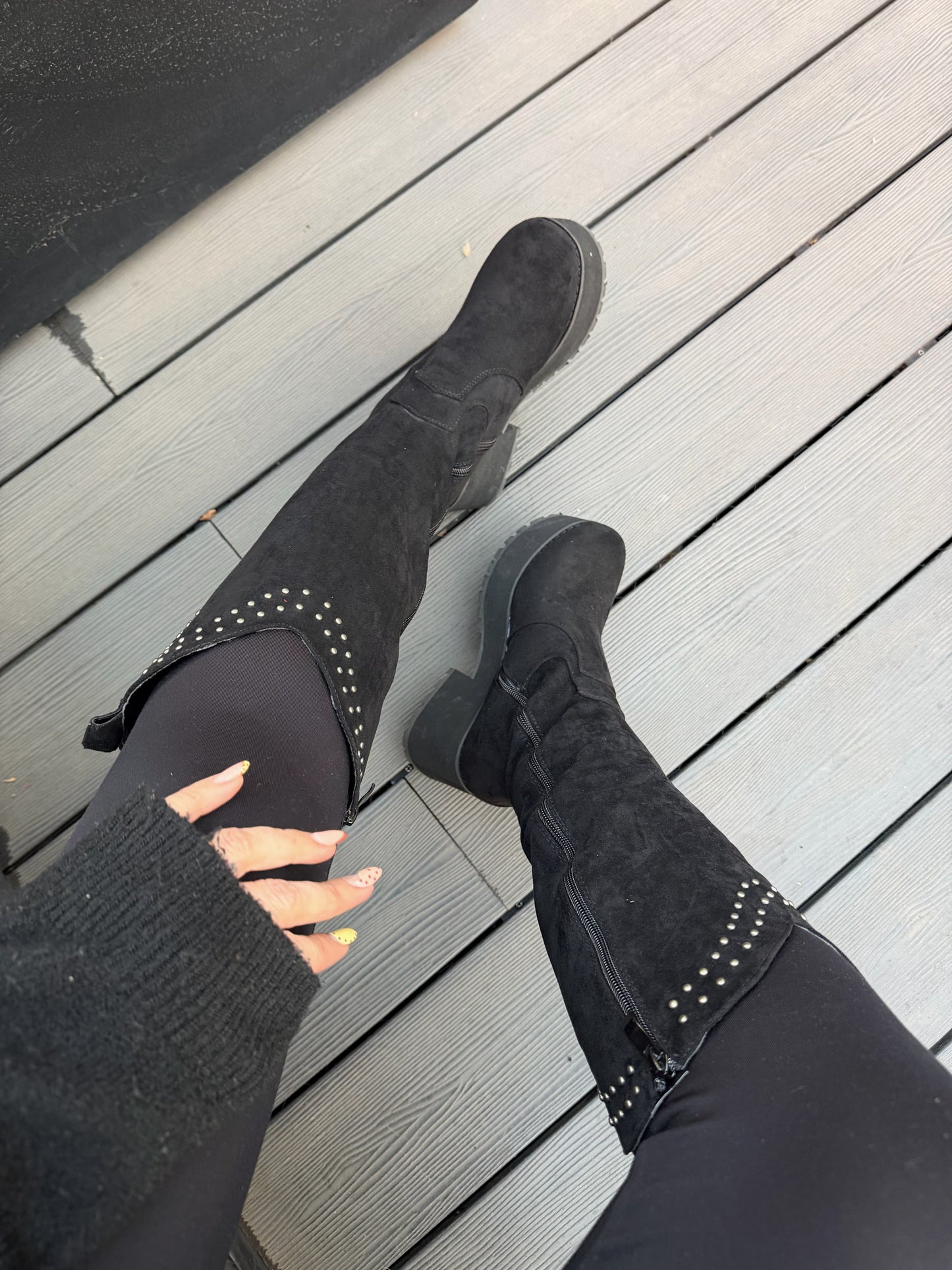 Bota Larga R63 - Negra