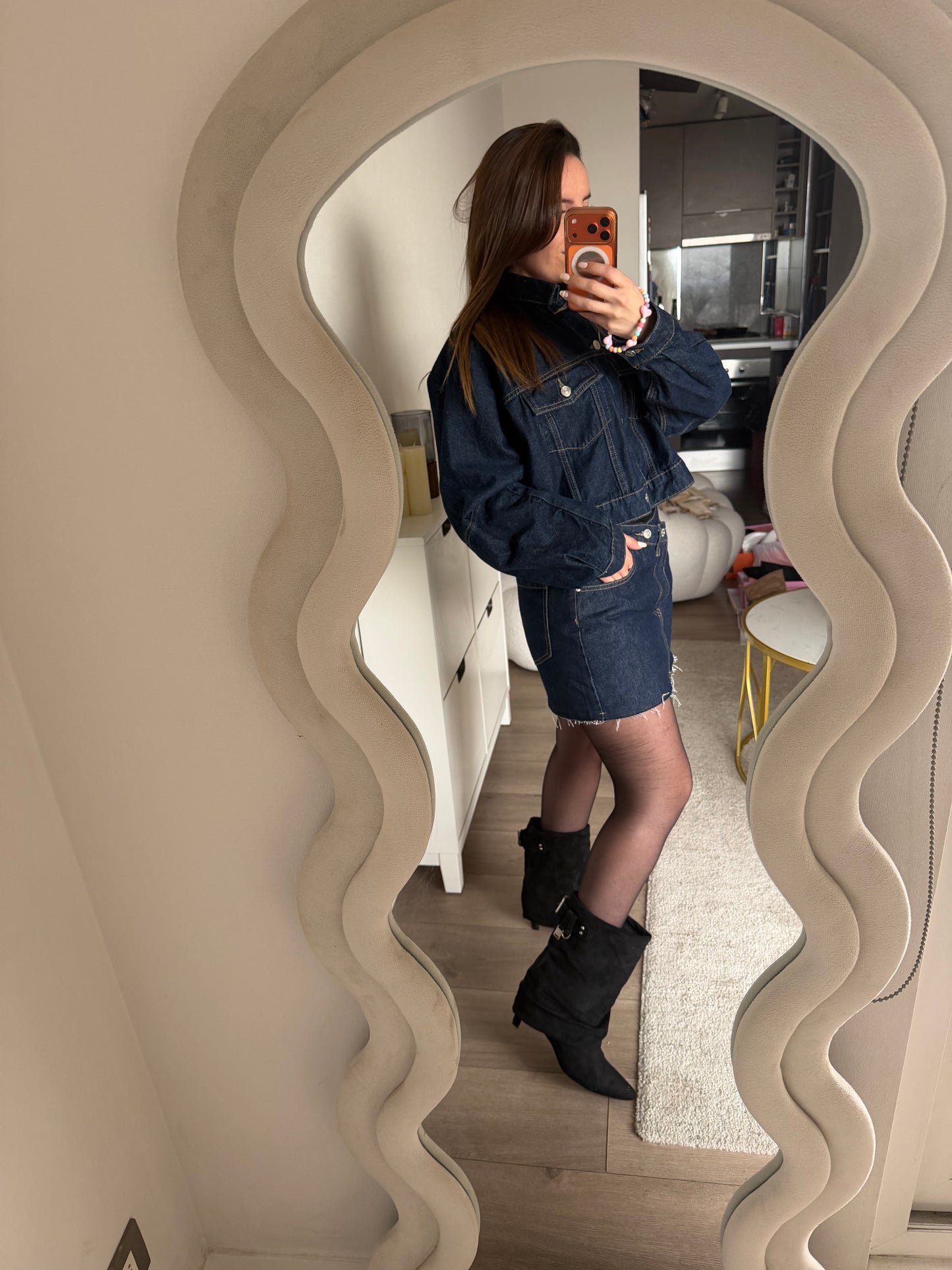 Botas baby taco - 2703 Negras
