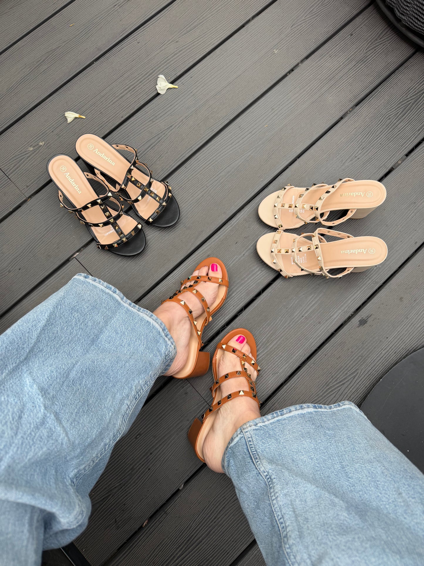 Sandalias SY041- Café