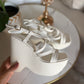 Sandalias de mujer- Blanco