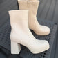 Botín beige 24-16