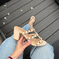 Sandalias SY041- Beige