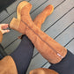 Bota larga R63 - Café