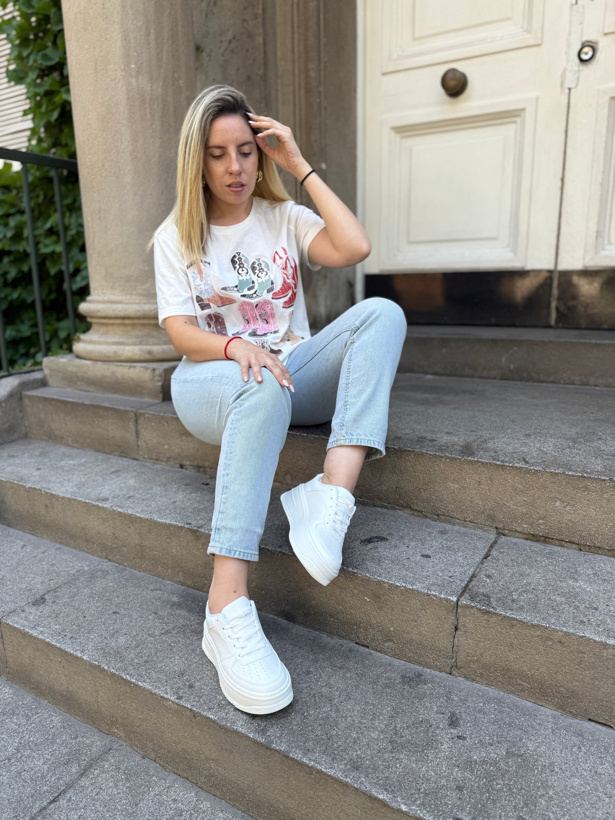 Zapatillas estilo Nike S01A - Blanca