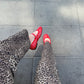 Ballerinas Brillo Roja