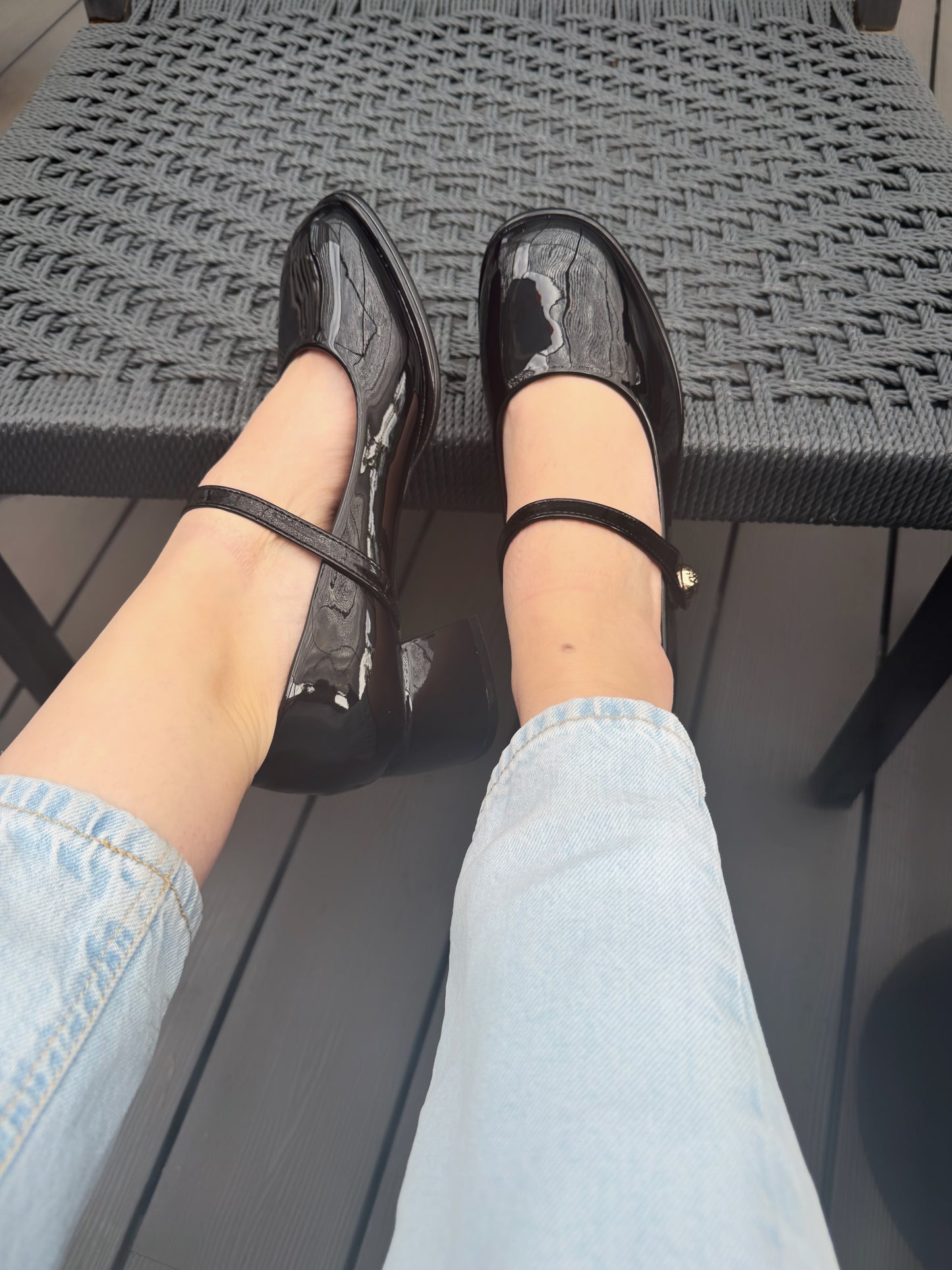 Mocasines broche 5x03 - Negro