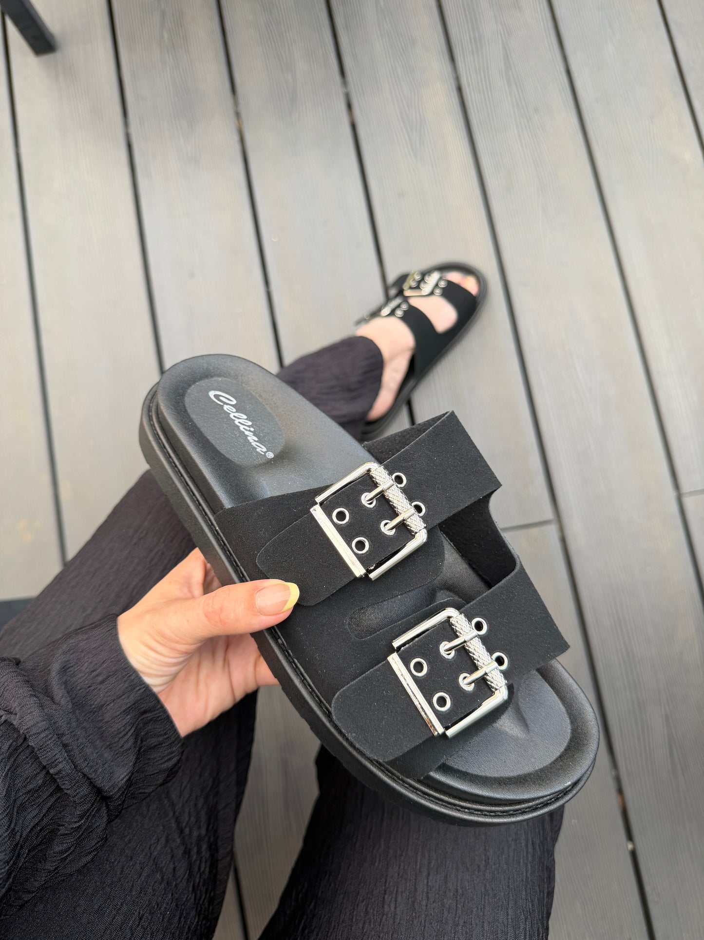 Sandalia S-HY4523/ Negra