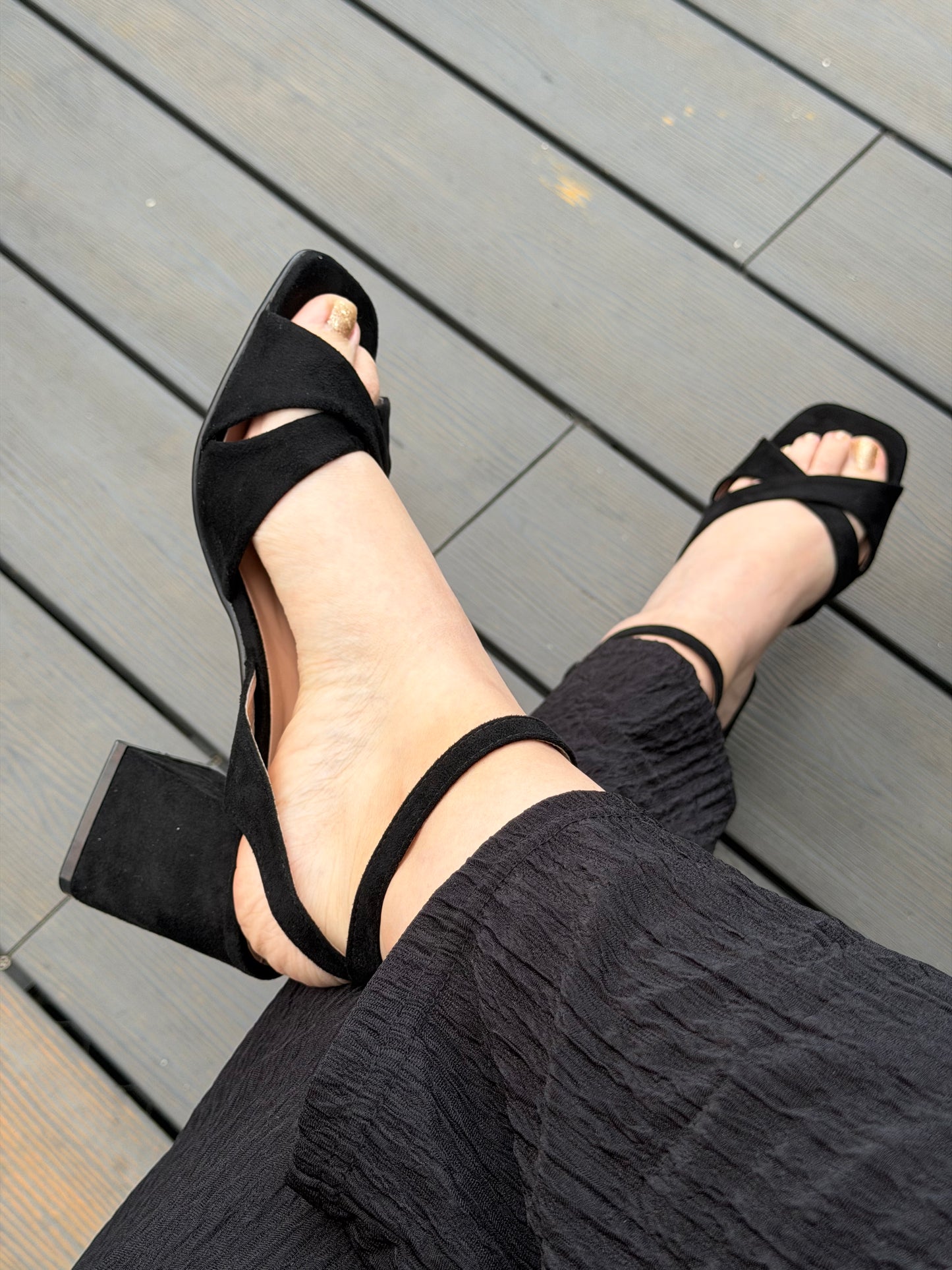 Sandalias MJ-03/ Negro
