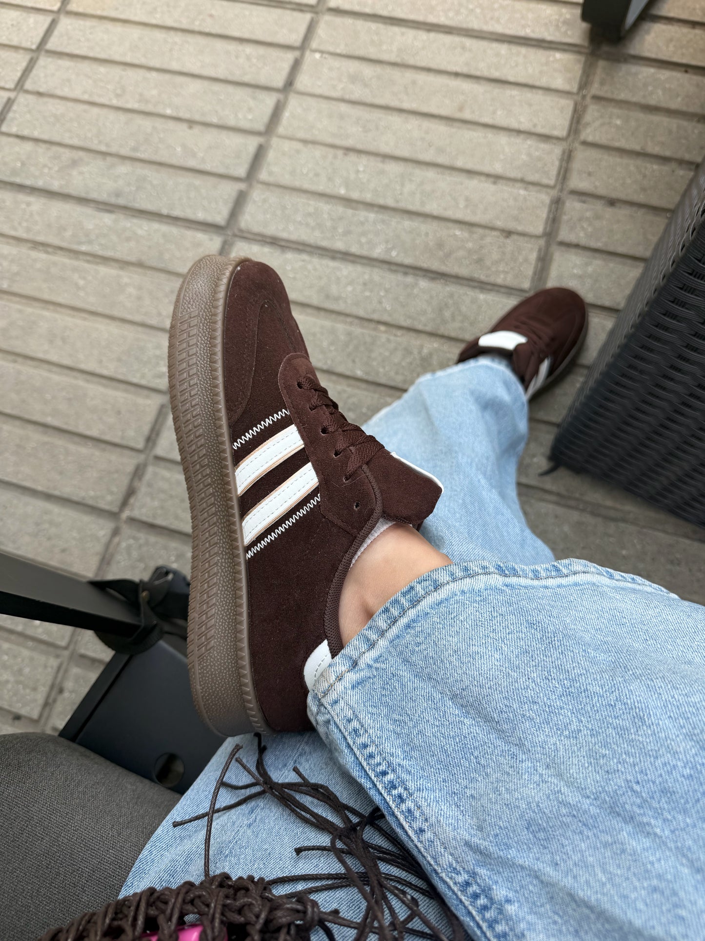 Zapatillas estilo Samba GB685 - Chocolate