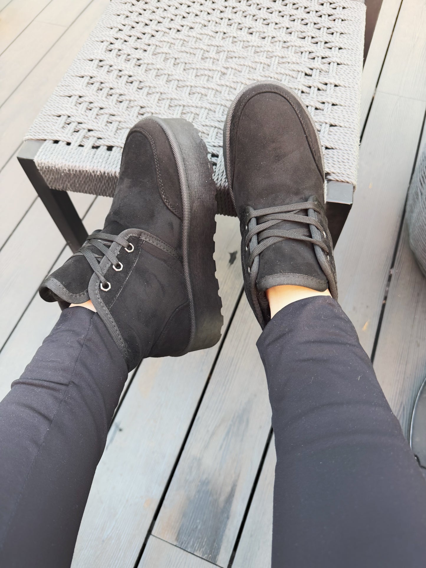 Botas estilo pantu V38 - Negra