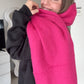 MAXI Bufanda fucsia