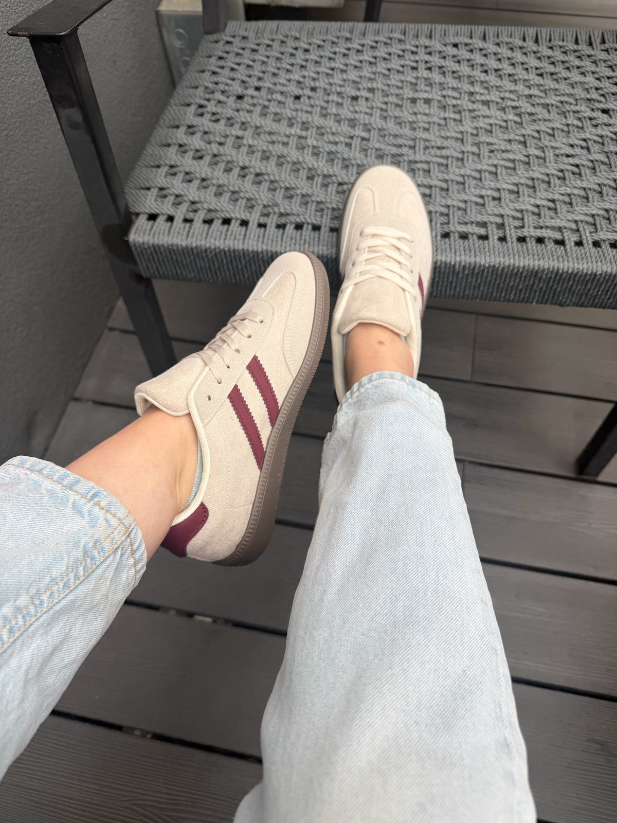 Zapatilla estilo samba GB692 - Beige
