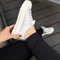 Zapatillas ecocuero Plateada - 3J11-16