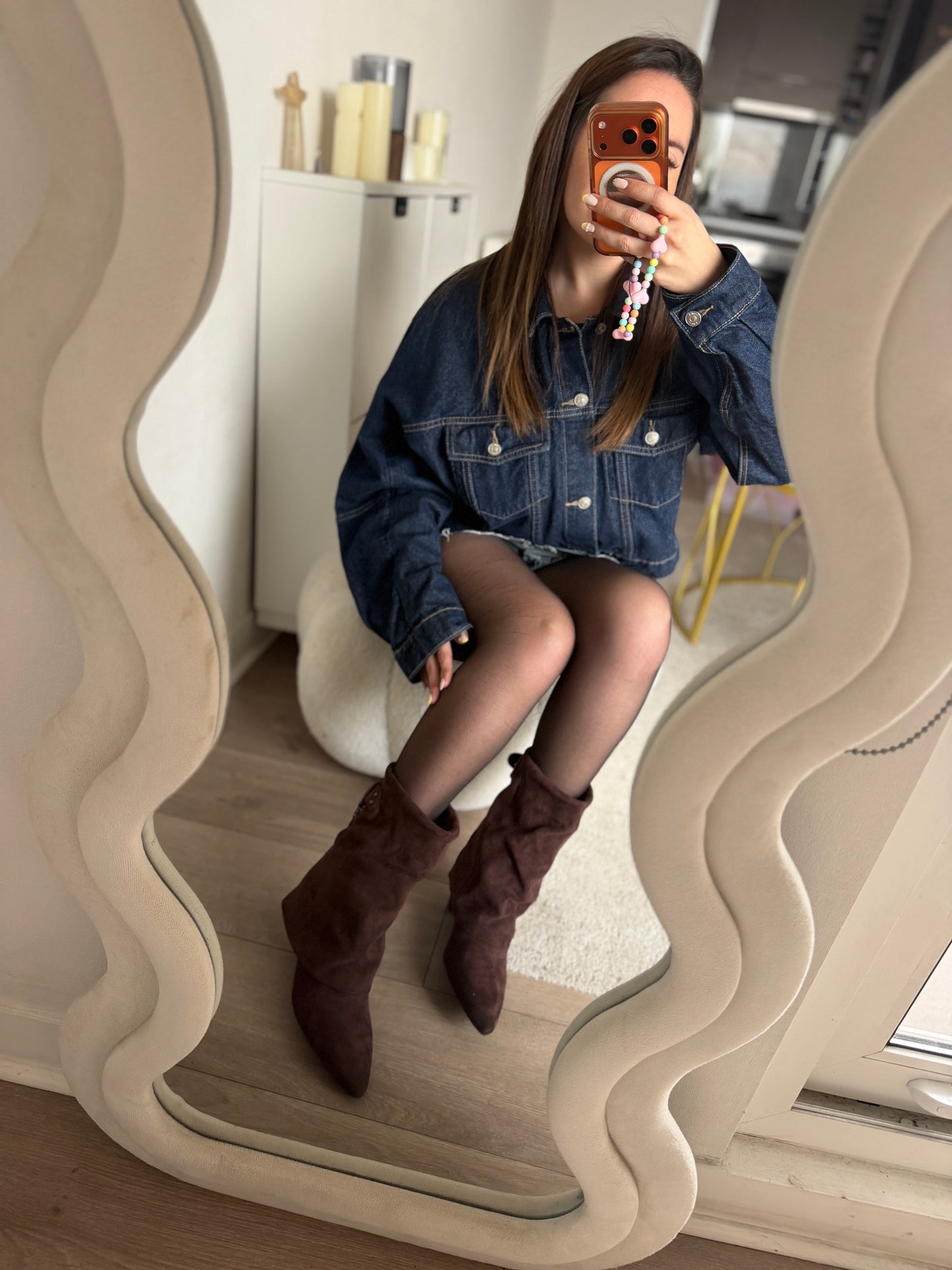 Botas baby taco - 2703 Chocolate