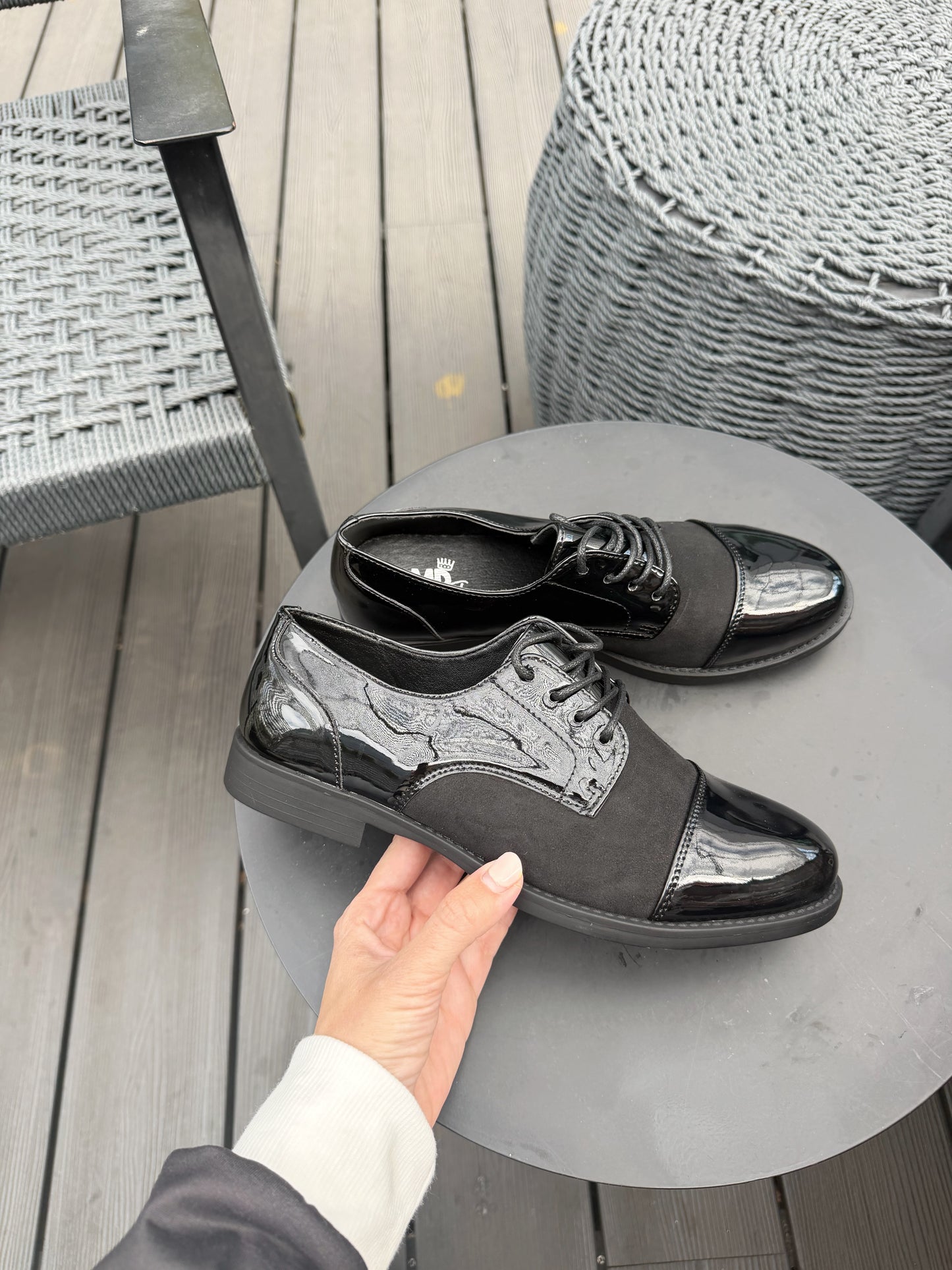 Mocasín Oxford 3G10- Negro