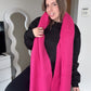 MAXI Bufanda fucsia