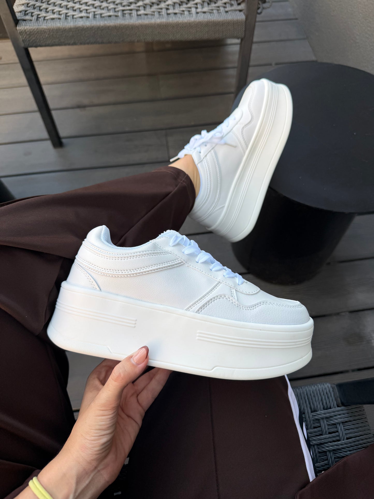Zapatillas 3E48 -Blanca