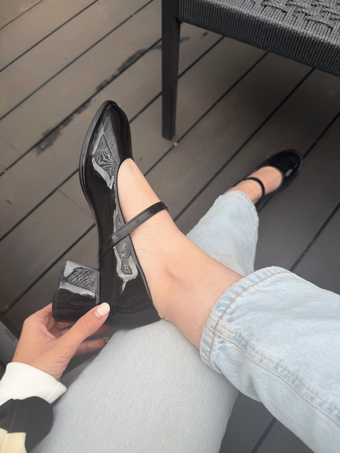 Mocasines broche 5x03 - Negro