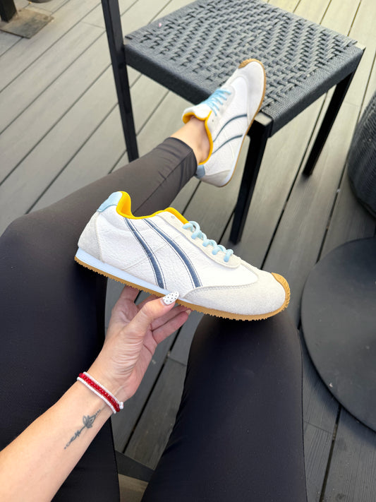 Zapatillas estilo Miu - Azul