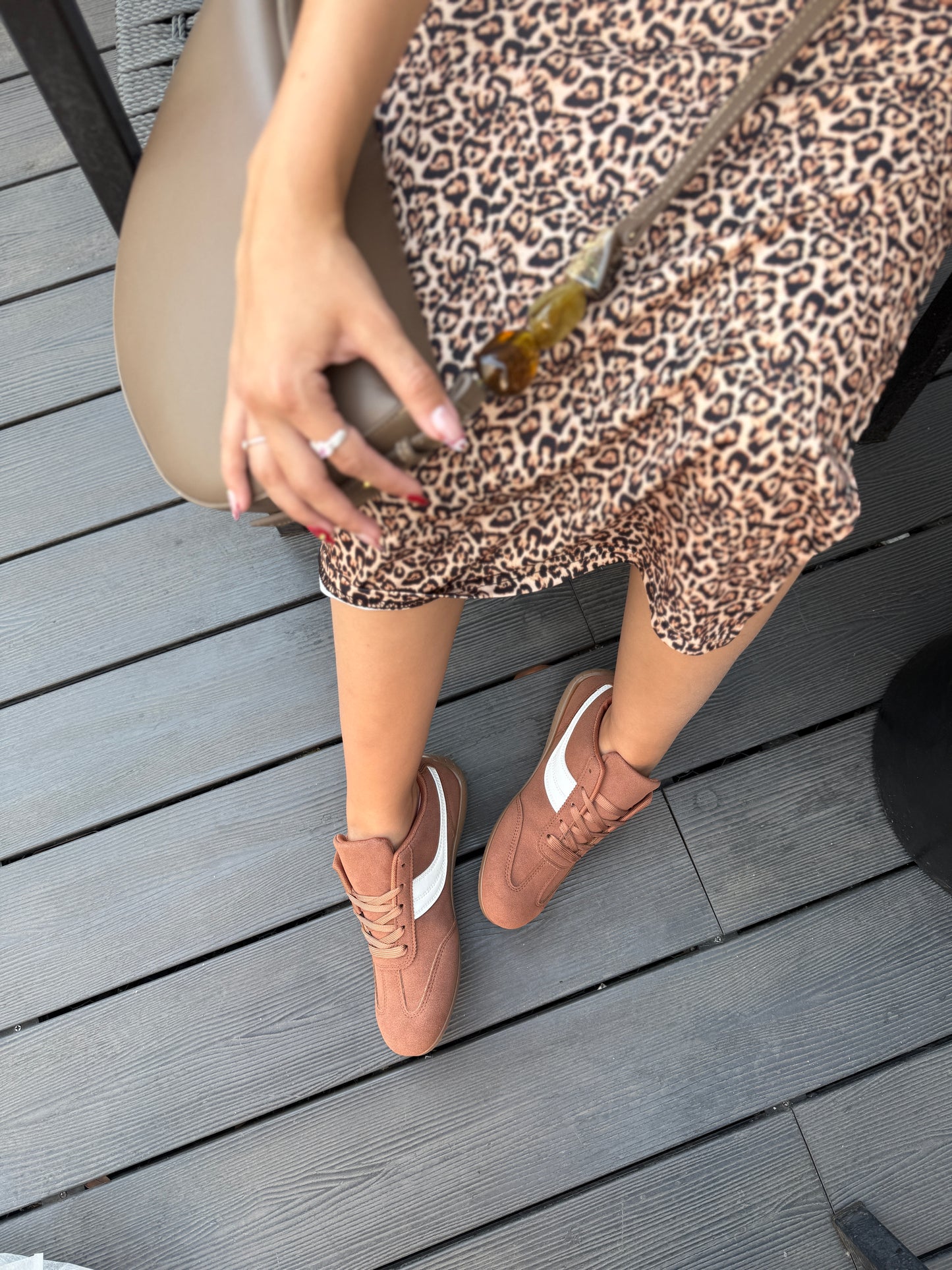 Zapatillas de mujer - Est. Puma café