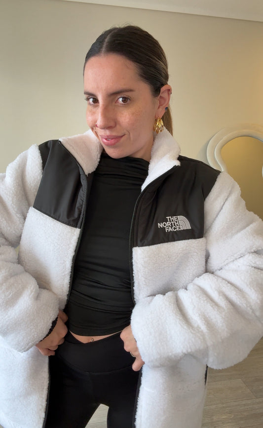 Parka TEDDY blanca TNF