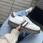 Zapatillas estilo samba GB685- Blanca