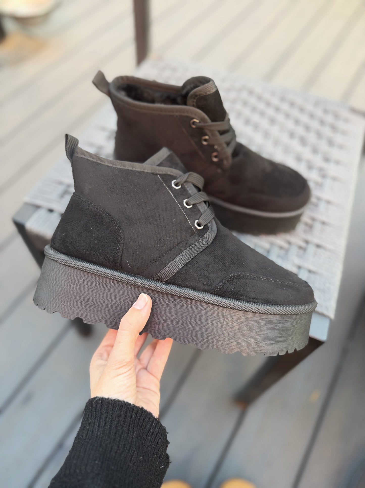 Botas estilo pantu V38 - Negra