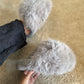 Pantuflas PUFFIE gris