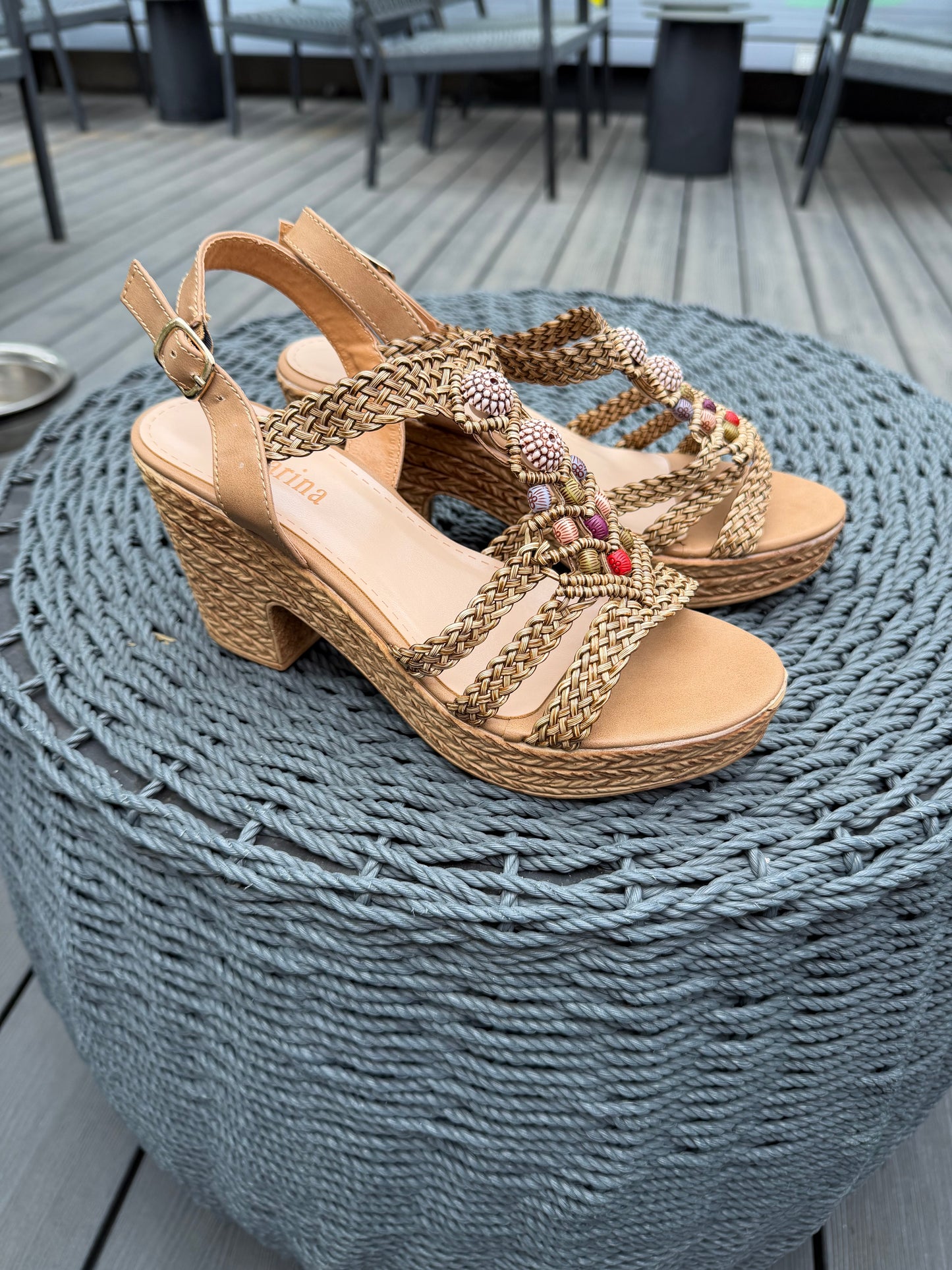 Sandalia A9007- Café