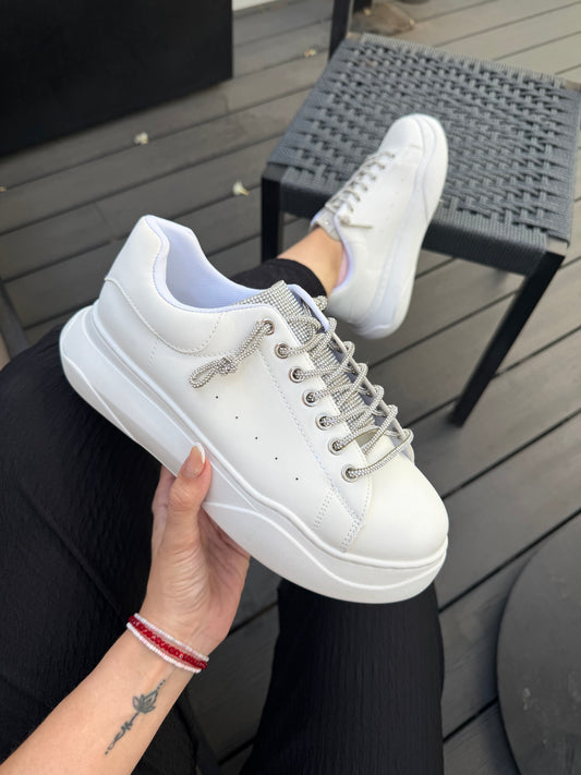 Zapatillas brillante GB308- Plateada