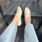 Mocasines charol 3G19 - Beige