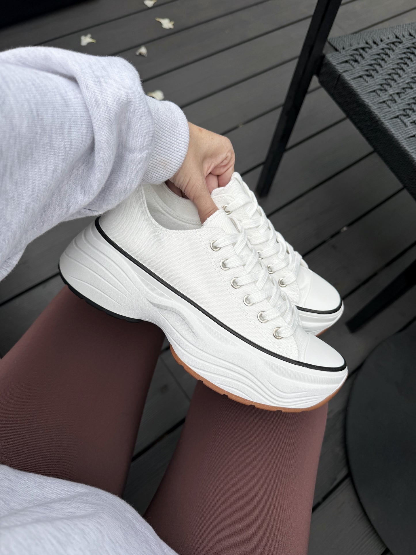 Zapatilla estilo converse PG2517- Blanca