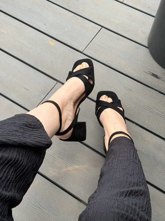 Sandalias MJ-03/ Negro