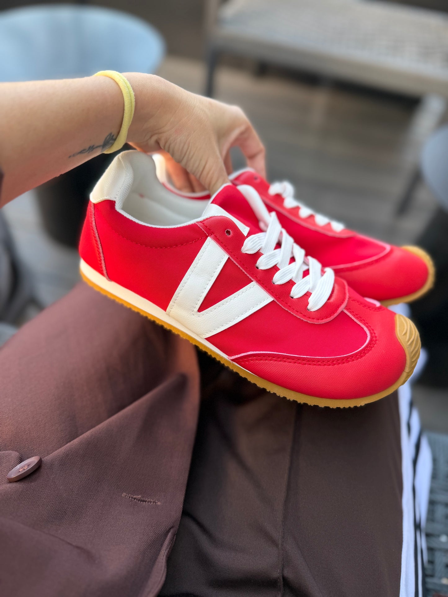 Zapatillas 5J01 - roja
