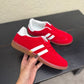 Zapatillas estilo Samba Roja