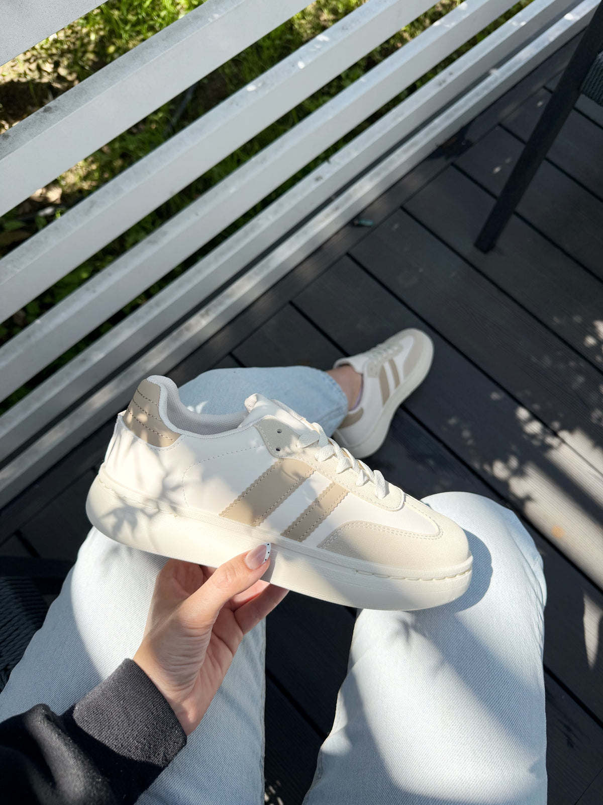 Zapatilla L-801 - Beige