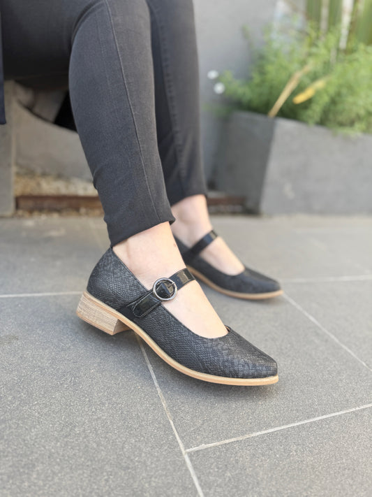 Mocasines negros 24-1