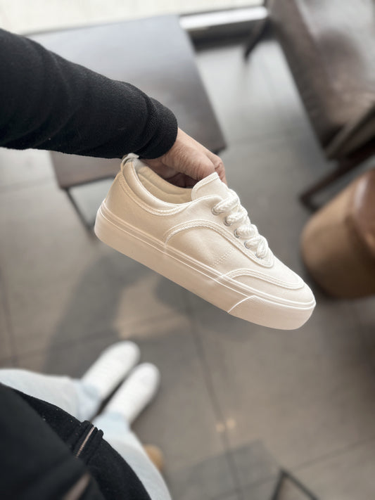 Zapa blanca tela BD-20
