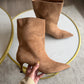 Botas T46 baby taco - Camel