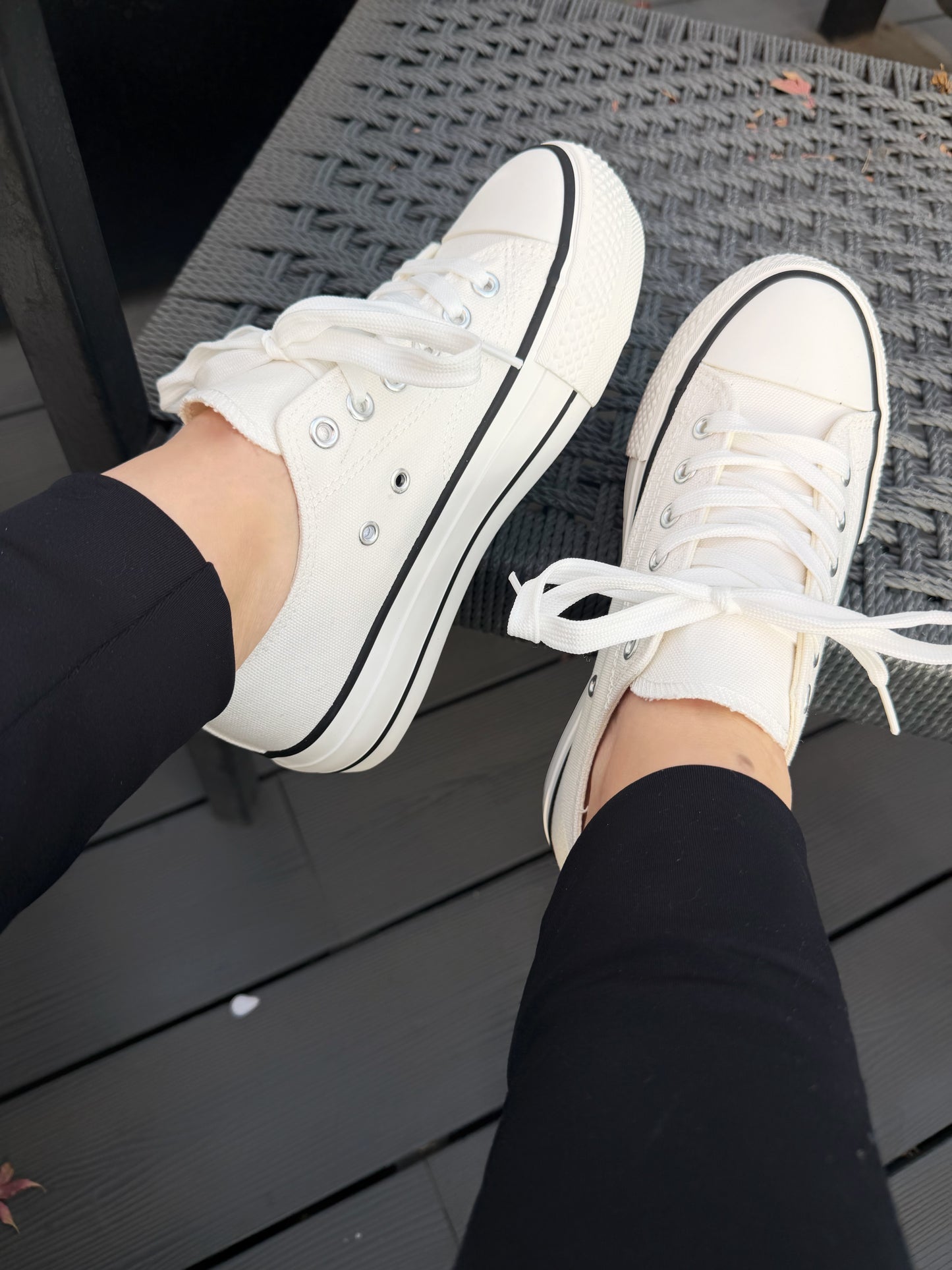 Zapatillas Lona blanca - 2J04-10