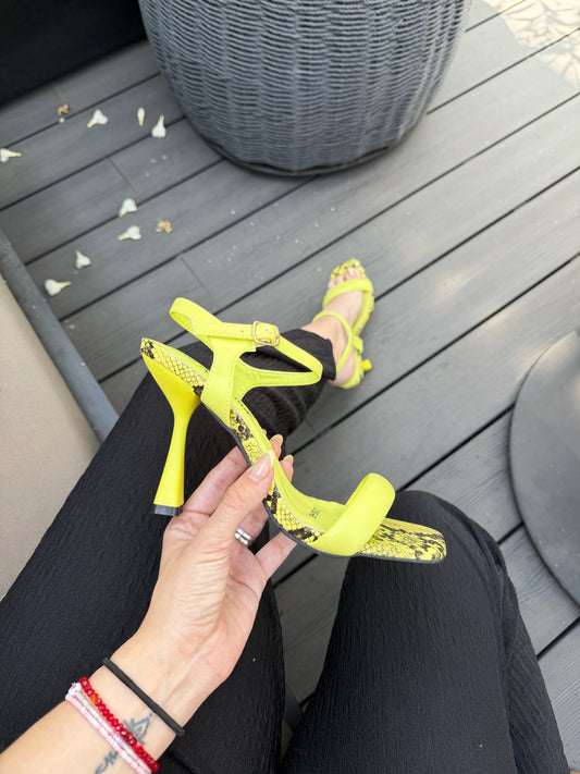 Sandalia serpiente ZD-66- Verde