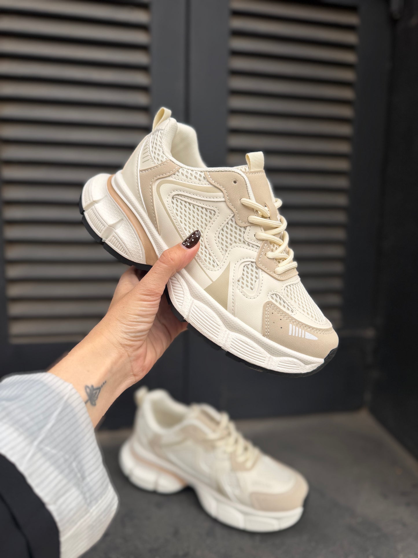 Zapatillas deportivas Beige