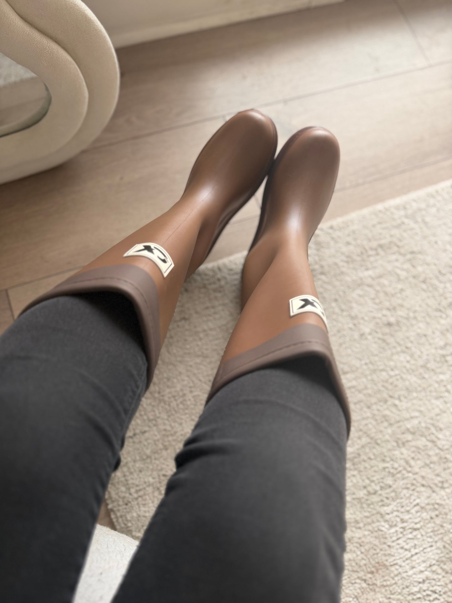 Botas de agua largas - chocolate