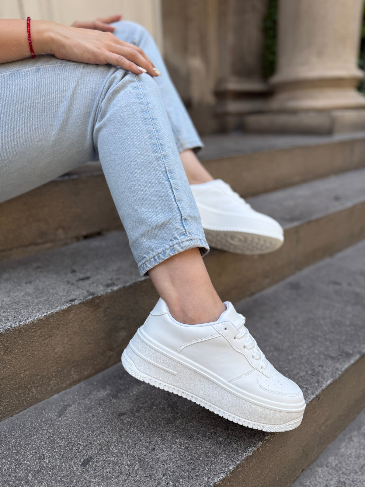 Zapatillas estilo Nike S01A - Blanca