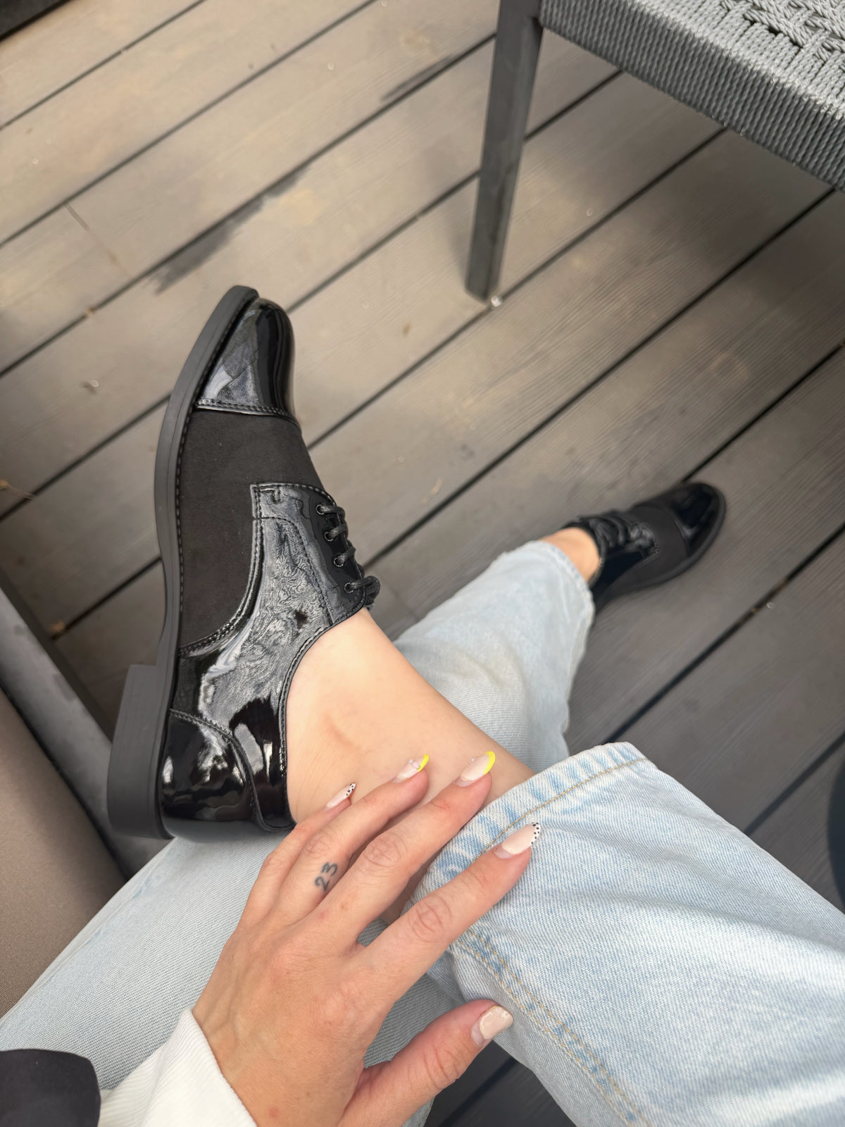 Mocasín Oxford 3G10- Negro