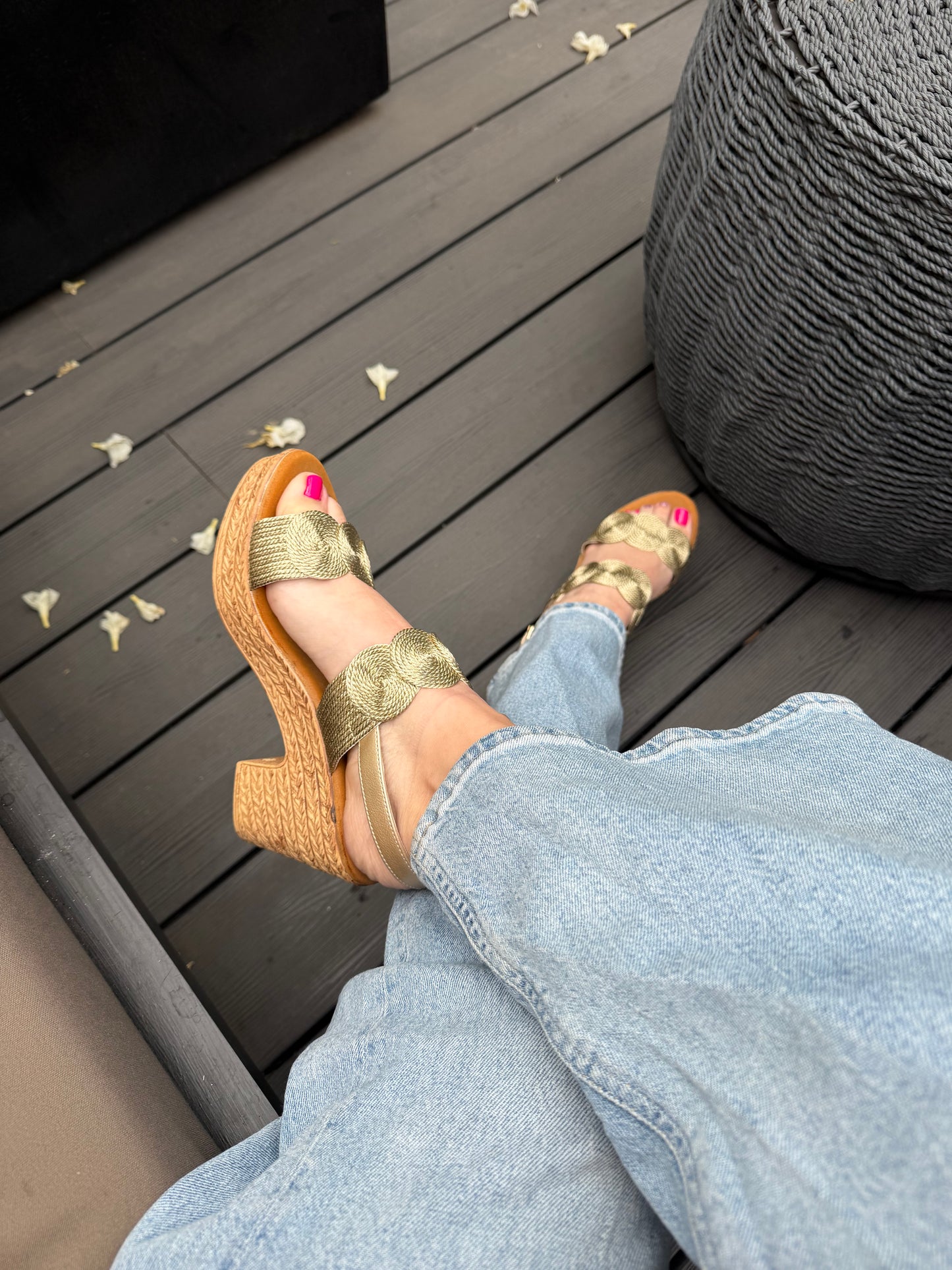 Sandalia A89936 - Dorado