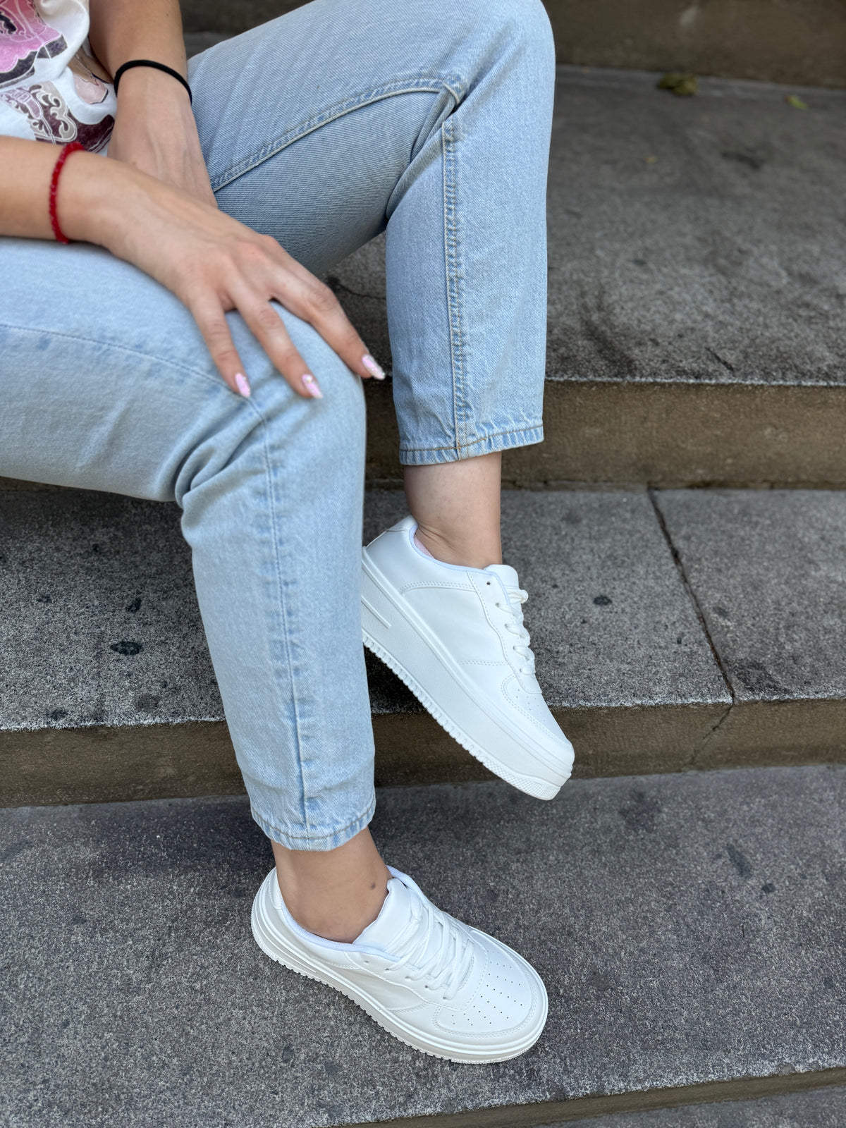 Zapatillas estilo Nike S01A - Blanca